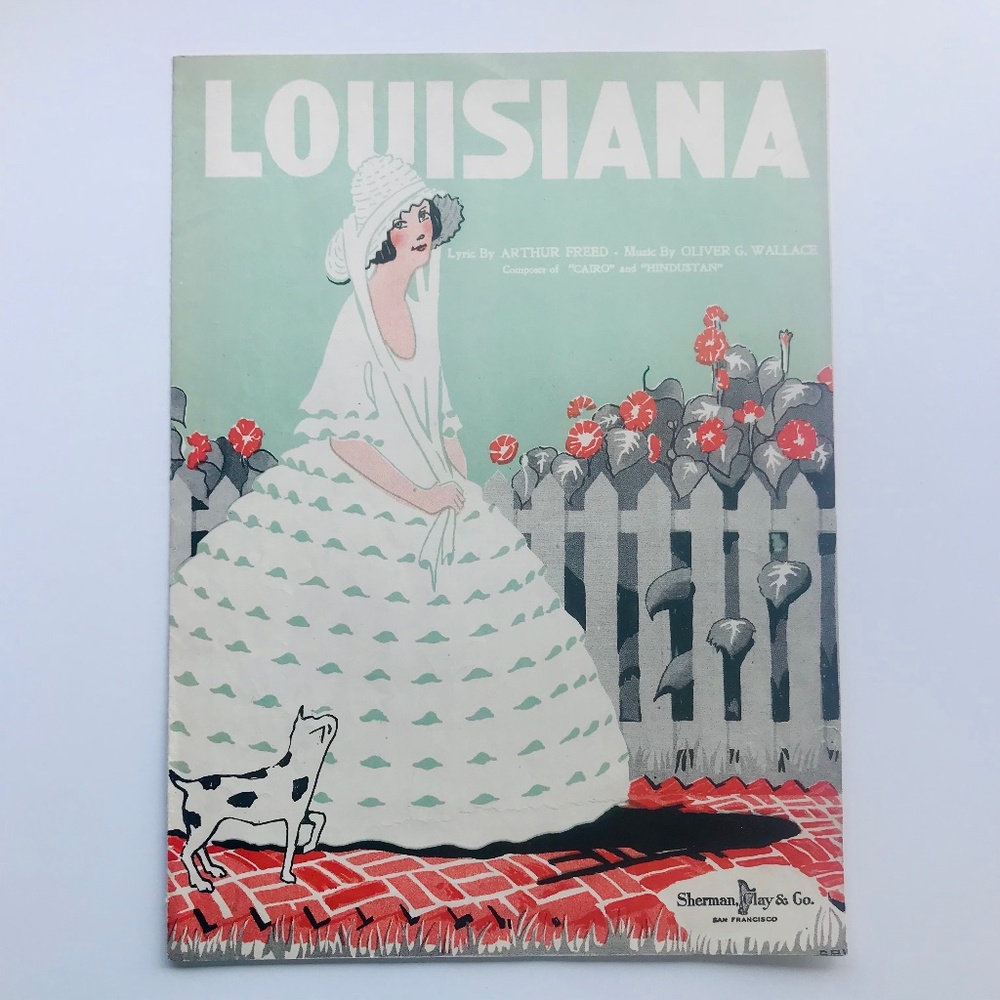 Louisiana Antique Sheet Music